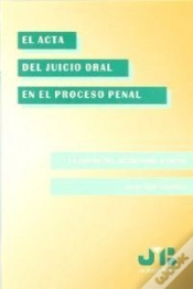 Capa do artigo El Acta Del Juicio Oral En El Proceso Penal.