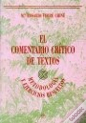 Capa do artigo El Comentario Crítico De Textos