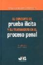 El Concepto De Prueba Ilícita Y Su Tratamiento En El Proceso Penal. - Preview