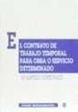 El Contrato De Trabajo Para Obra O Servicio Determinado - Preview