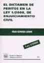 El Dictamen De Peritos En La Ley 1/2000, De Enjuiciamiento Civil - Preview