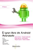 El Gran Libro De Android Avanzado 4ª Ed.
