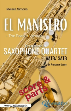 Capa do artigo El Manisero - Sax Quartet (Score & Parts)