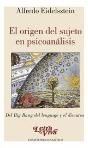El Origen Del Sujeto En Psicoanalisis - Preview