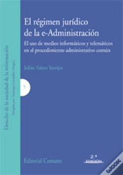 Capa do artigo El Regimen Juridico De La E-Administracion.