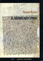 El Significado Literal - Preview