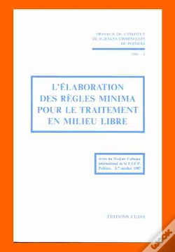 Capa do artigo Élaboration Des Règles Minima Pour Le Traitement En Milieu Libre