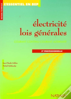 Capa do artigo Electricite Bep 2eme Professionnelle Eleve Lois Generales (L'Essentiel En Bep)