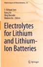 Electrolytes For Lithium And Lithium-Ion Batteries - Preview