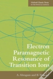 Electron Paramagnetic Resonance Of Transition Ions