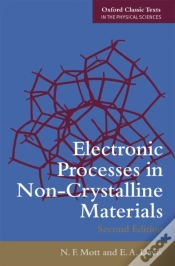 Capa do artigo Electronic Processes In Non-Crystalline Materials