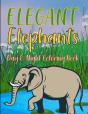 Elegant Elephants Day & Night Coloring Book - Preview