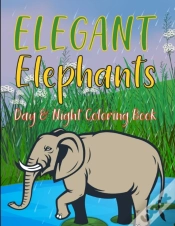 Capa do artigo Elegant Elephants Day & Night Coloring Book