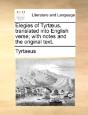 Elegies Of Tyrtæus, Translated Into Engl - Preview