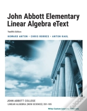 Capa do artigo Elementary Linear Algebra, 12e Epub For John Abbott