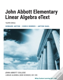 Capa do artigo Elementary Linear Algebra, 12e Epub For John Abbott