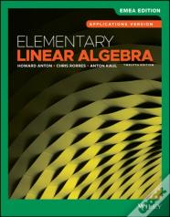 Elementary Linear Algebra, Applications Version, Emea Edition