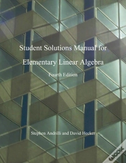 Capa do artigo Elementary Linear Algebra, Students Solutions Manual
