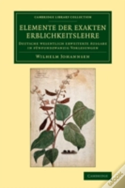 Capa do artigo Elemente Der Exakten Erblichkeitslehre