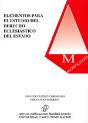 Elementos Para El Estudio Del Derecho Eclesiastico Del Estado - Preview