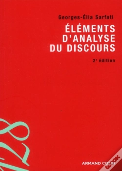 Capa do artigo Éléments D'Analyse Du Discours (2e Édition)