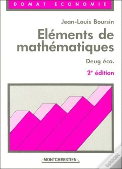 Capa do artigo Éléments De Mathématiques T.1 ; Deug Éco (2e Édition)