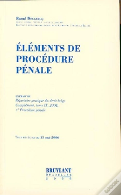 Capa do artigo Éléments De Procédure Pénale