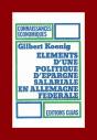 Éléments D'Une Politique D'Épargne Salariale En Allemagne Fédérale - Preview