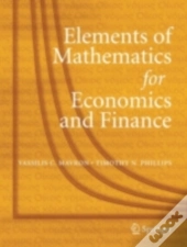 Elements Of Mathematics For Economics And Finance