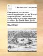 Elements Of Punctuation: Containing Rema - Preview
