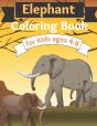 Elephant Coloring Book For Kids Ages 4-8 - Preview