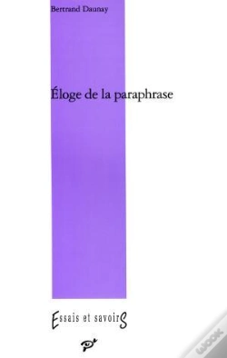 Capa do artigo Éloge De La Paraphrase