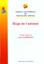 Éloge De L'Adresse : Actes Du Colloque De L'Université D'Artois, 02-03 Avril 1998 - Preview