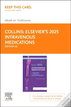 Capa do artigo Elsevier'S 2025 Intravenous Medications - E-Book