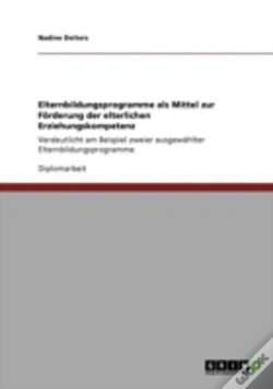 Capa do artigo Elternbildungsprogramme Als Mittel Zur Faã‚Â¶Rderung Der Elterlichen Erziehungskompetenz