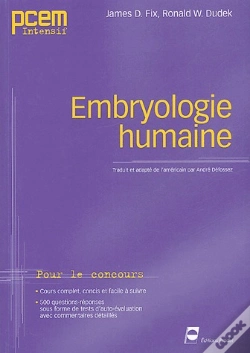 Capa do artigo Embryologie Humaine  Pcem Intentif