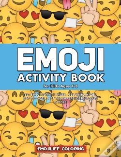 Capa do artigo Emoji Activity Book For Kids Ages 4-8: 60+ Emoji Activity Pages - Coloring, Mazes, Dot-To-Dots, Spot The Difference, Cut-Outs & More!