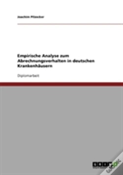 Capa do artigo Empirische Analyse Zum Abrechnungsverhalten In Deutschen Krankenhausern