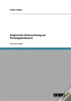 Capa do artigo Empirische Untersuchung Zur Prototypentheorie