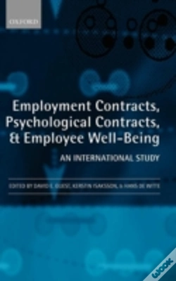 Capa do artigo Employment Contracts, Psychological Contracts, And Employee Well-Being