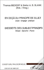 Capa do artigo En Deca Du Principe De Sujet ; Corps Langage Pratique