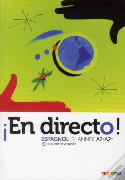 Capa do artigo En Directo; Espagnol ; 2ème Année ; Manuel + Cd Mp3