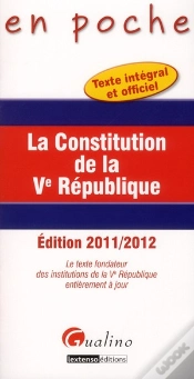 Capa do artigo En Poche-La Constitution De La Ve Republique,3eme Editioon