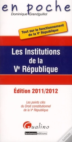Capa do artigo En Poche- Les Institutions De La Ve Republique,3eme Editon