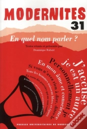 Capa do artigo En Quel Nom Parler Individu Et Communaute Dans La Modernite