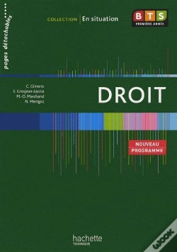 Capa do artigo En Situation; Droit ; Bts 1ère Année ; Livre De L'Élève
