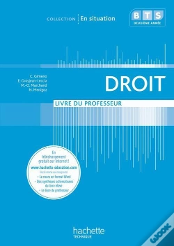 Capa do artigo En Situation; Droit ; Bts 2ème Année ; Livre Du Professeur (Édition 2010)