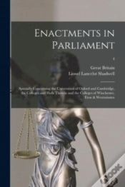 Capa do artigo Enactments In Parliament : Specially Con