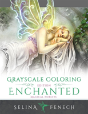 Enchanted Magical Forests - Grayscale Coloring Edition - Preview