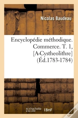 Capa do artigo Ency Commerce T.1 A Cys Edition 1783 1784